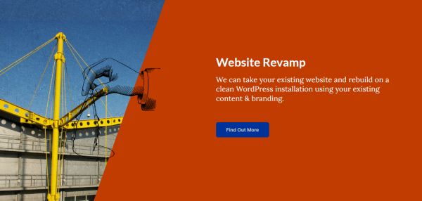modern website revamp