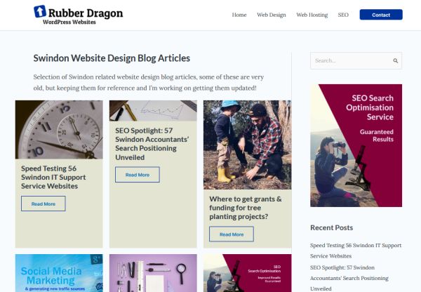website design blog articles